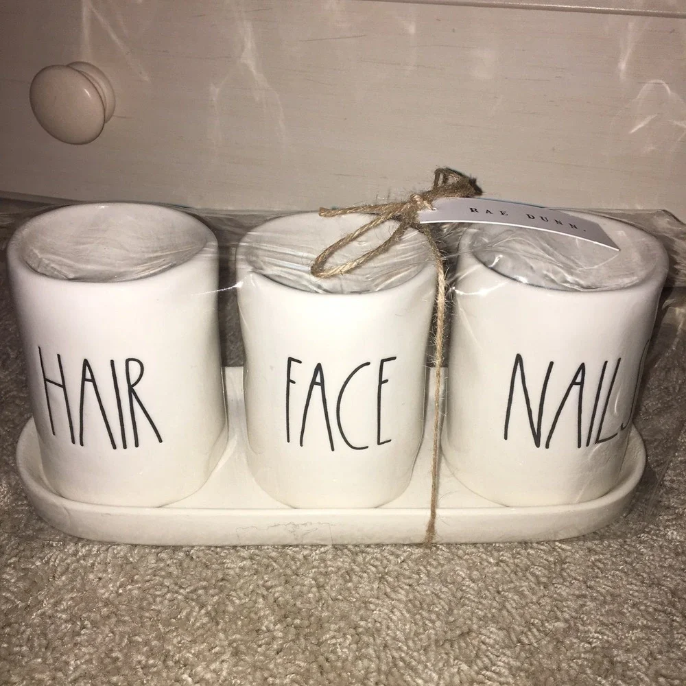 Rae Dunn Bathroom Set‎